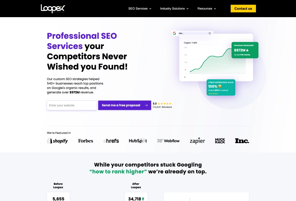 Loopex Website