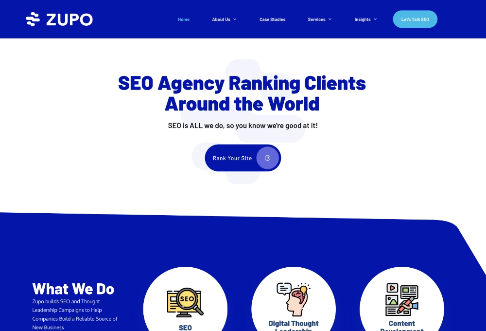 Zupo Website